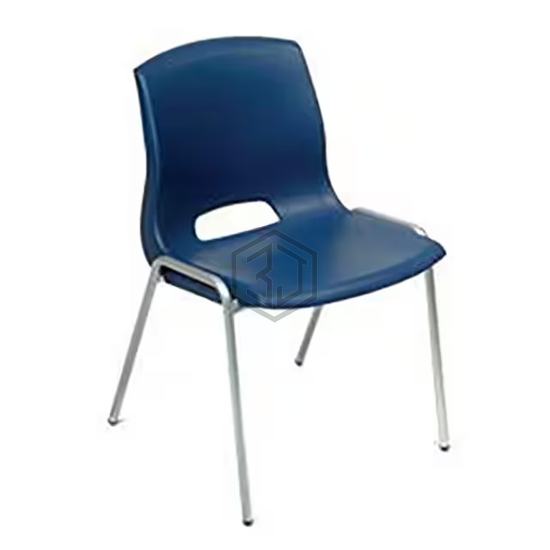 808665BL - Interion By Global Industrial - Workstation, Office Furniture and Equipment - Chairs and Stools