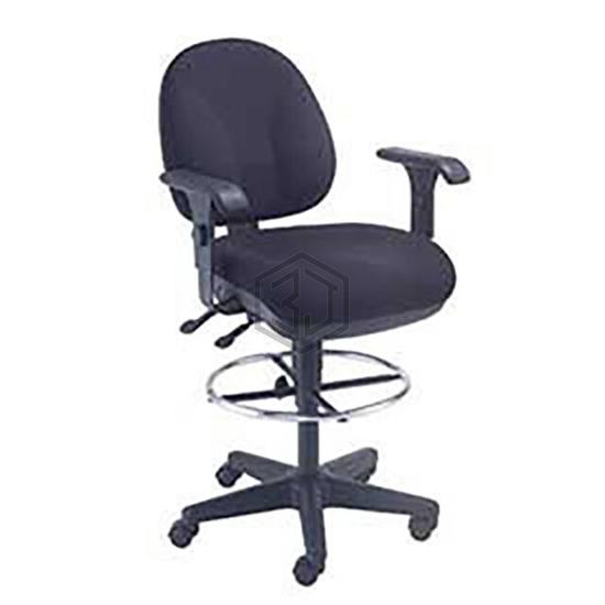 808660BK - Interion By Global Industrial - Workstation, Office Furniture and Equipment - Chairs and Stools