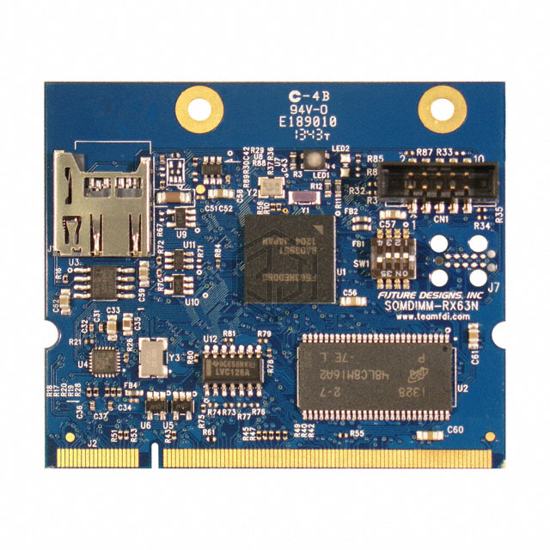 SOMDIMM-RX63N - Future Designs Inc. - Embedded - Microcontroller, Microprocessor, FPGA Modules