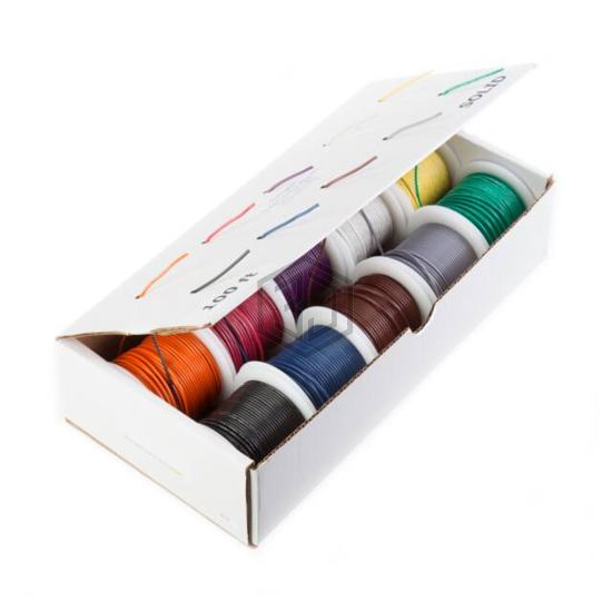 14UL1007SLDKIT10COLOR100 - Remington Industries - Cables, Wires - Single Conductors