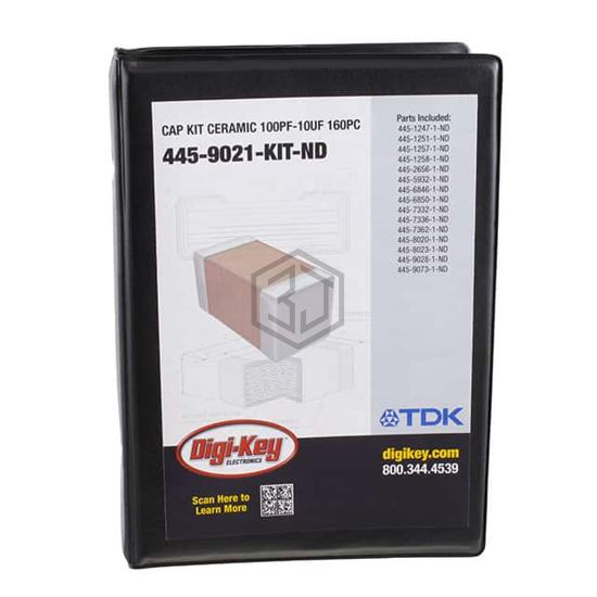 C10-AC01-E3-KIT - TDK Corporation - Capacitor Kits
