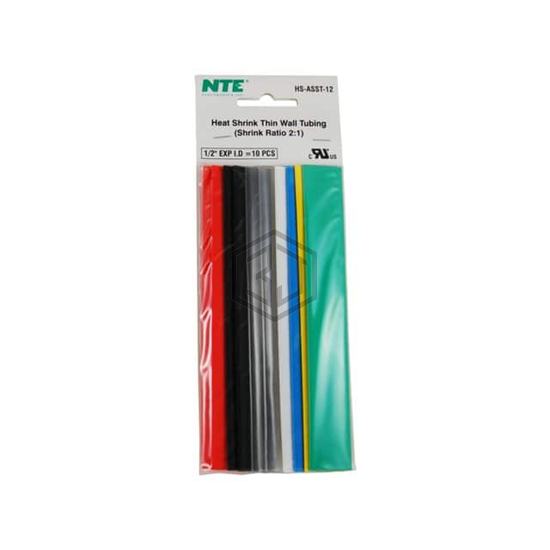 HS-ASST-12 - NTE Electronics, Inc - Heat Shrink Tubing Kits