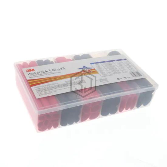 EPS300-1/2 TO 1-BLACK&RED-5-42 PC KITS - 3M - Heat Shrink Tubing Kits