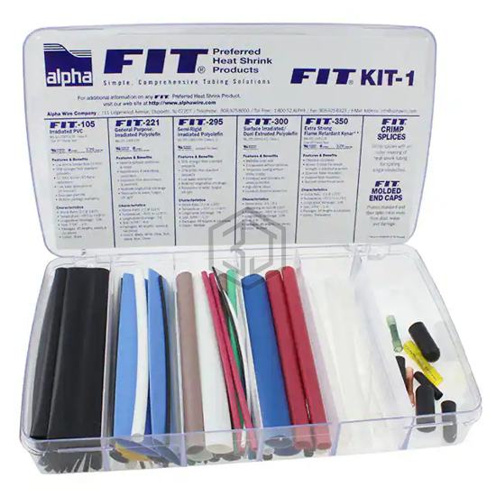 FKIT1 BK032 - Alpha Wire - Heat Shrink Tubing Kits