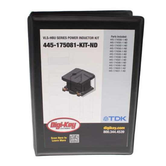 VLS2520XX-HBU-KIT - TDK Corporation - Inductor Kits
