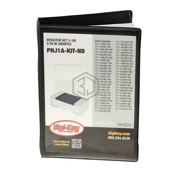 PHJ1A-KIT - YAGEO - Resistor Kits
