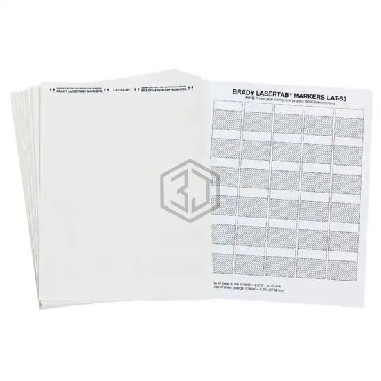 LAT-53-361-1 - Brady Corporation - Labels, Stickers, Decals - Blank