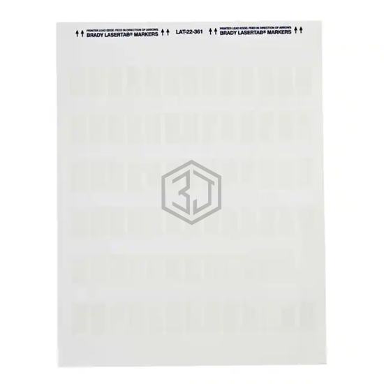LAT-22-361-5 - Brady Corporation - Labels, Stickers, Decals - Blank