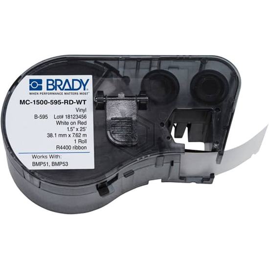 MC-1500-595-RD-WT - Brady Corporation - Labels, Stickers, Decals - Blank