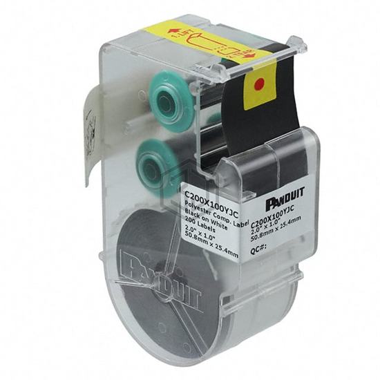 C200X100YJC - Panduit Corp - Labels, Stickers, Decals - Blank
