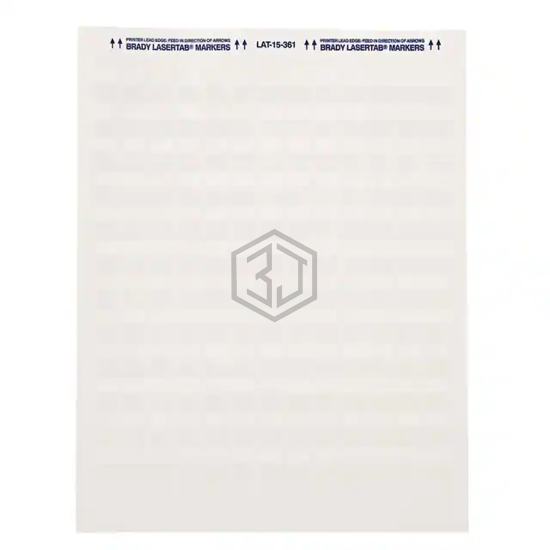LAT-17-361-2.5 - Brady Corporation - Labels, Stickers, Decals - Blank