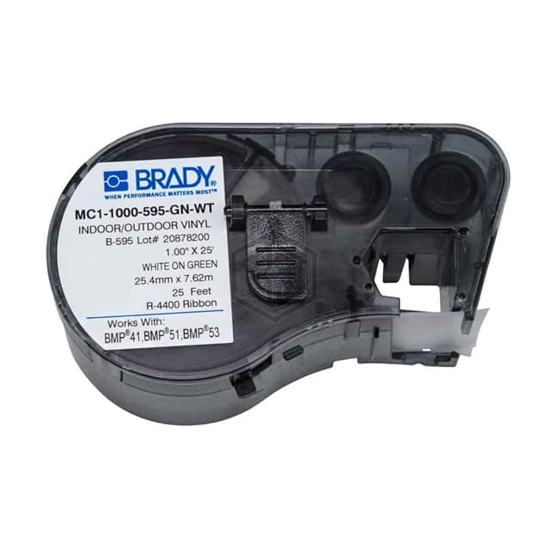 MC1-1000-595-GN-WT - Brady Corporation - Labels, Stickers, Decals - Blank