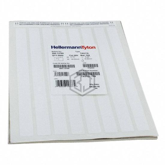 TAG13L-789 - HellermannTyton - Labels, Stickers, Decals - Blank