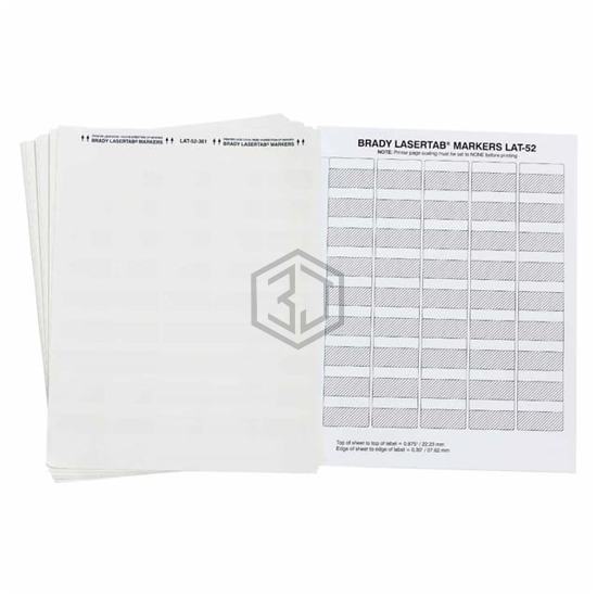 LAT-52-361-1 - Brady Corporation - Labels, Stickers, Decals - Blank