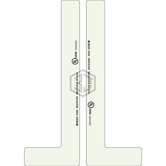 81868 - Brady Corporation - Labels, Stickers, Decals - Blank