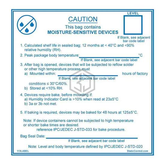 113LABEL - SCS - Labels, Stickers, Decals - Preprinted