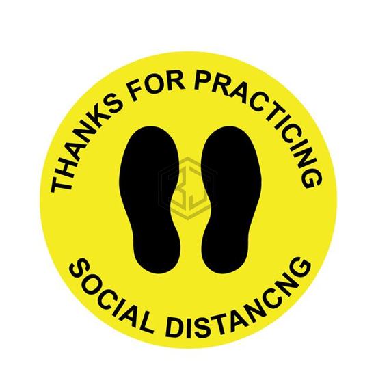 3M 3662-10 SOCIAL DISTANCE - 3M (TC) - Labels, Stickers, Decals - Preprinted