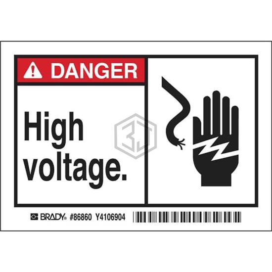 86860 - Brady Corporation - Labels, Stickers, Decals - Preprinted