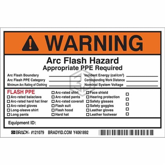 121079 - Brady Corporation - Labels, Stickers, Decals - Preprinted