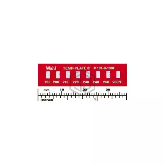 101-8-190F - Wahl Temp-Plate® - Labels, Stickers, Decals - Preprinted