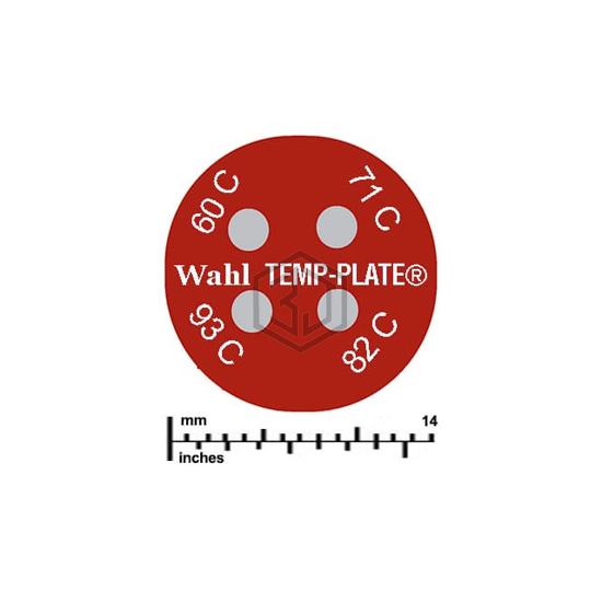 444-060C - Wahl Temp-Plate® - Labels, Stickers, Decals - Preprinted