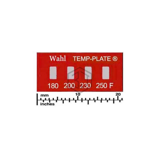 101-4-180F - Wahl Temp-Plate® - Labels, Stickers, Decals - Preprinted