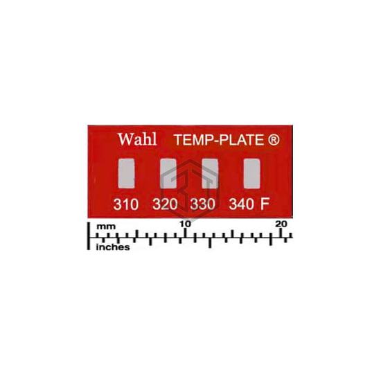101-4-310F - Wahl Temp-Plate® - Labels, Stickers, Decals - Preprinted