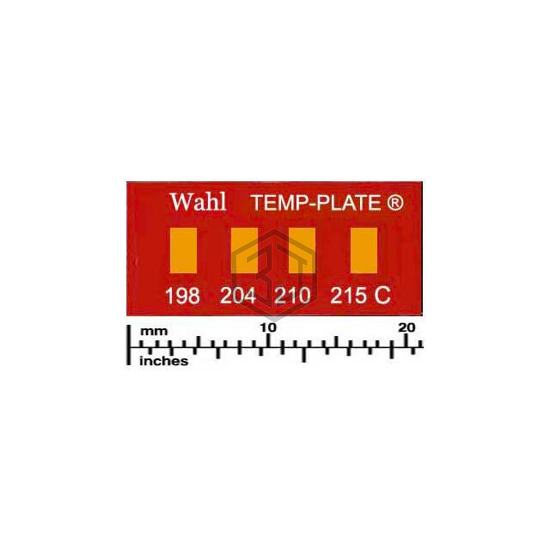 101-4-198C - Wahl Temp-Plate® - Labels, Stickers, Decals - Preprinted