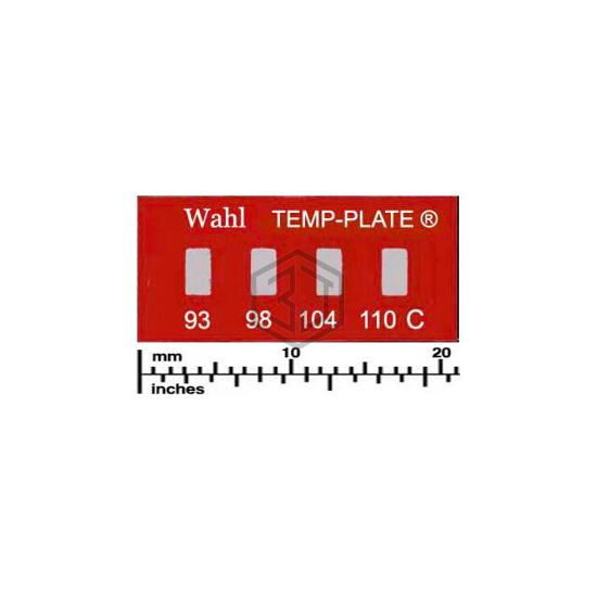 101-4-093C - Wahl Temp-Plate® - Labels, Stickers, Decals - Preprinted