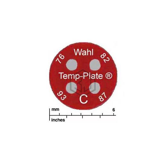 442-076C - Wahl Temp-Plate® - Labels, Stickers, Decals - Preprinted
