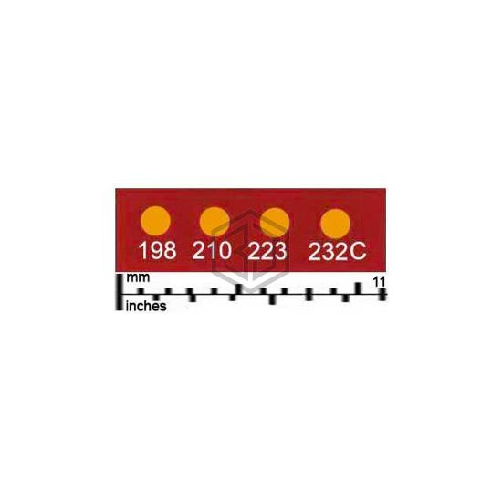 441-199C - Wahl Temp-Plate® - Labels, Stickers, Decals - Preprinted