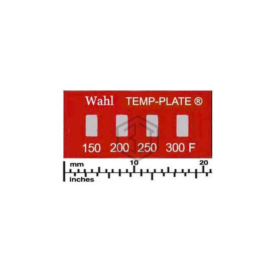 101-4-151F - Wahl Temp-Plate® - Labels, Stickers, Decals - Preprinted