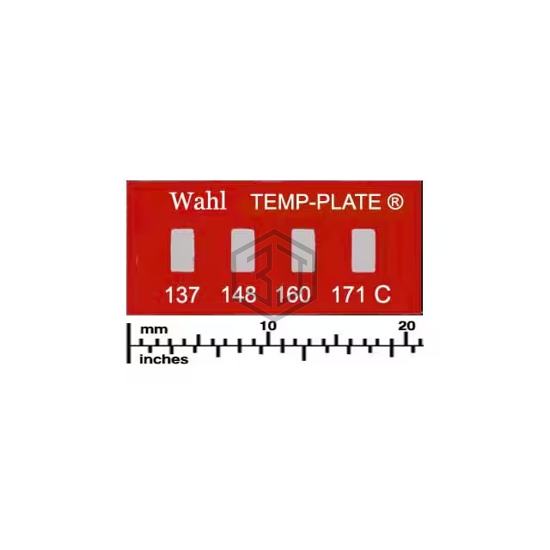 101-4-137C - Wahl Temp-Plate® - Labels, Stickers, Decals - Preprinted