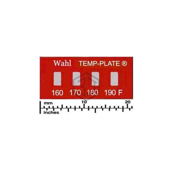 101-4-161F - Wahl Temp-Plate® - Labels, Stickers, Decals - Preprinted