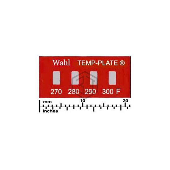 101-4-270F - Wahl Temp-Plate® - Labels, Stickers, Decals - Preprinted