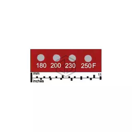441-180F - Wahl Temp-Plate® - Labels, Stickers, Decals - Preprinted