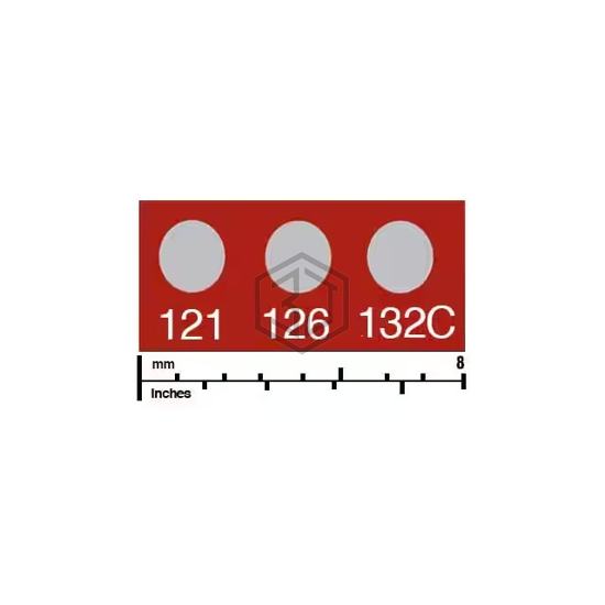 430-121C - Wahl Temp-Plate® - Labels, Stickers, Decals - Preprinted
