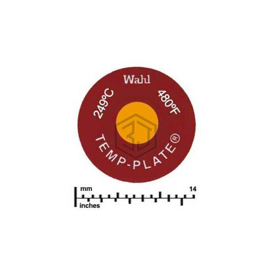 414-480F-249C - Wahl Temp-Plate® - Labels, Stickers, Decals - Preprinted