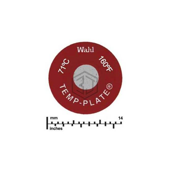 414-160F-71C - Wahl Temp-Plate® - Labels, Stickers, Decals - Preprinted