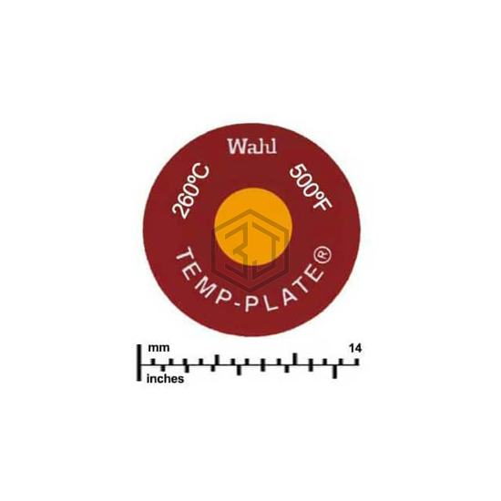 414-500F-260C - Wahl Temp-Plate® - Labels, Stickers, Decals - Preprinted