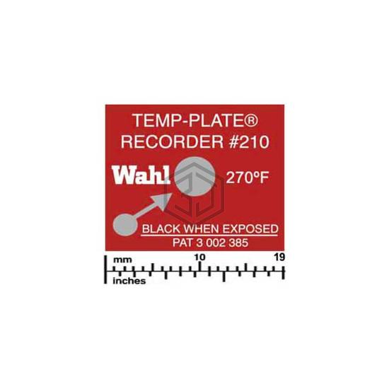 210-270F - Wahl Temp-Plate® - Labels, Stickers, Decals - Preprinted