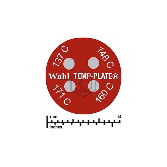 444-137C - Wahl Temp-Plate® - Labels, Stickers, Decals - Preprinted