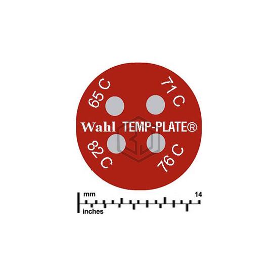 444-065C - Wahl Temp-Plate® - Labels, Stickers, Decals - Preprinted