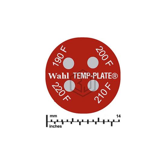 444-190F - Wahl Temp-Plate® - Labels, Stickers, Decals - Preprinted