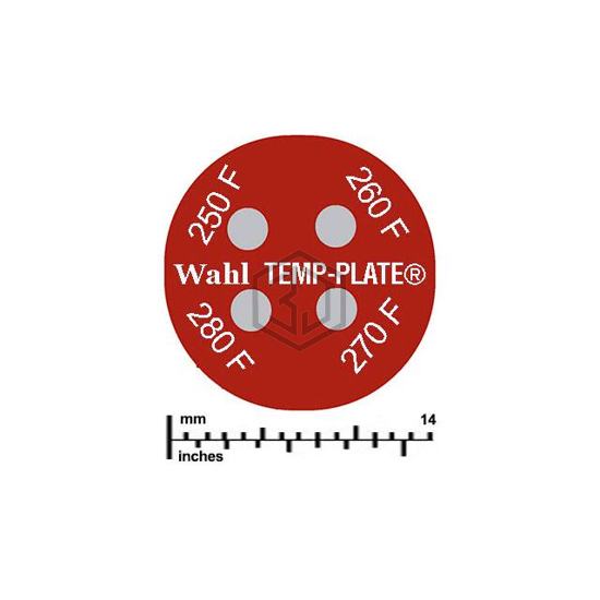 444-250F - Wahl Temp-Plate® - Labels, Stickers, Decals - Preprinted
