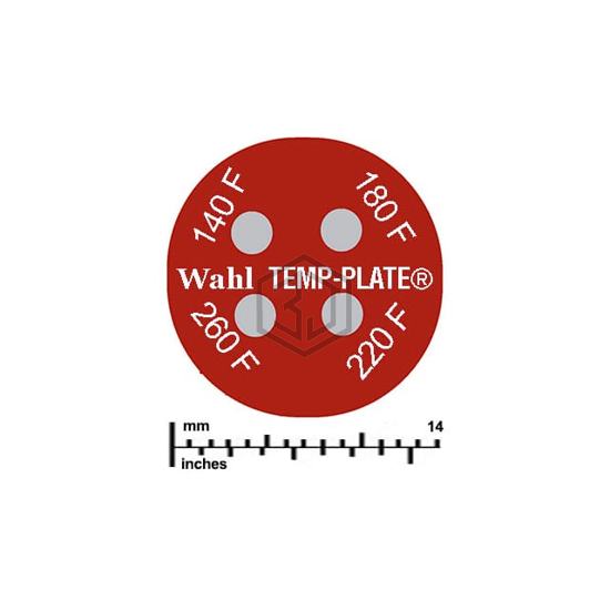 444-141F - Wahl Temp-Plate® - Labels, Stickers, Decals - Preprinted