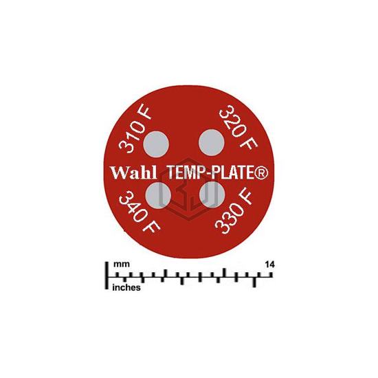 444-310F - Wahl Temp-Plate® - Labels, Stickers, Decals - Preprinted