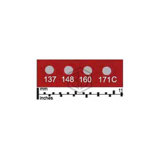 441-137C - Wahl Temp-Plate® - Labels, Stickers, Decals - Preprinted
