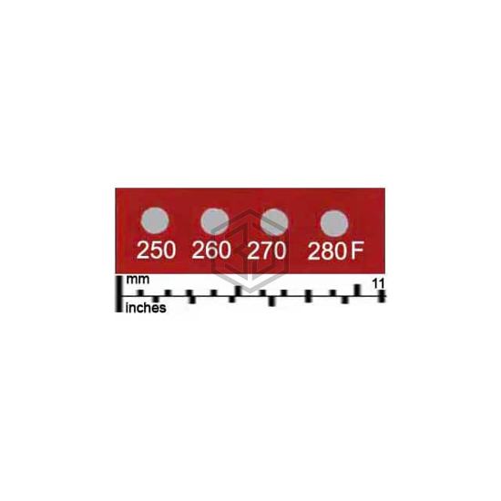 441-250F - Wahl Temp-Plate® - Labels, Stickers, Decals - Preprinted