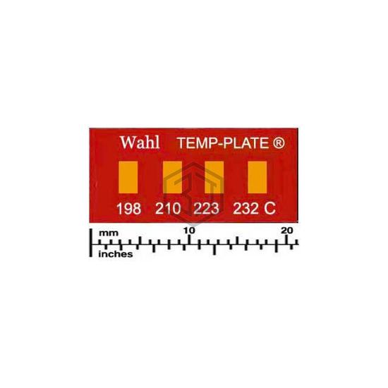 101-4-199C - Wahl Temp-Plate® - Labels, Stickers, Decals - Preprinted